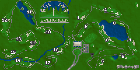 Rolling Evergreens Course Routing