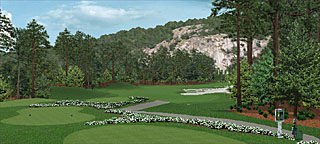 Rolling Evergreen’s Hole 1